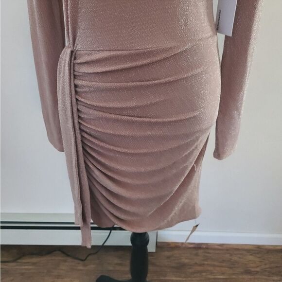 NWT Reformation Paprika Golden Hour Shimmer Sparkle Cocktail Evening Dress - Picture 6 of 13